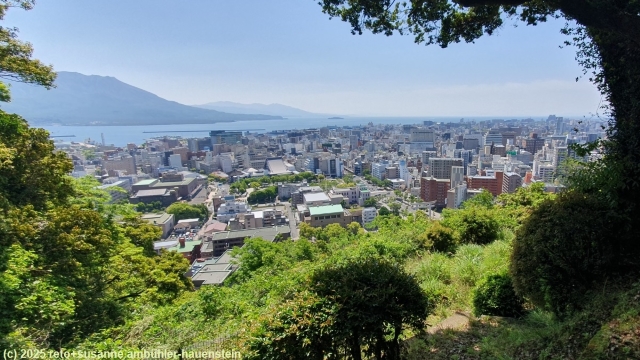 aussicht vom mount shiroyama auf kagoshima