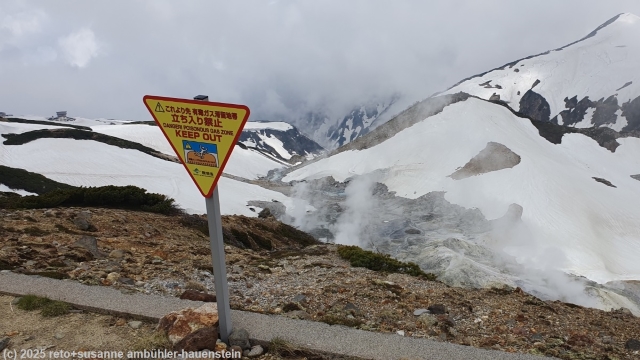 heisse quellen bei murodo entlang der alpine route