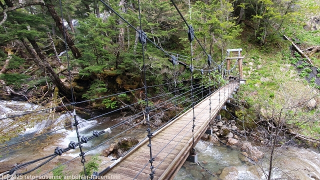 bruecke im verlauf des kamoshikanomichi in norikura