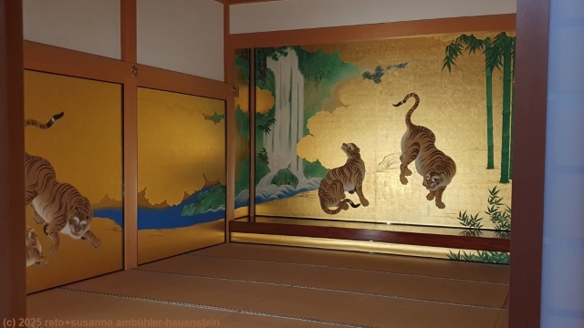 kunstvolle malerei im honmaru palast in nagoya