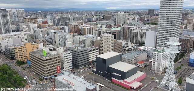 aussicht vom sapporo TV tower