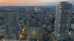 aussicht vom T38 im JR tower auf sapporo