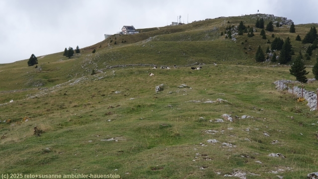 aufstieg zum gipfel des le chasseron