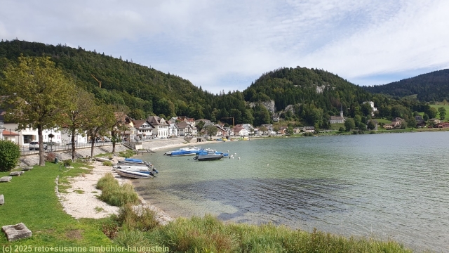 noerdliches ufer des lac de joux bei le pont