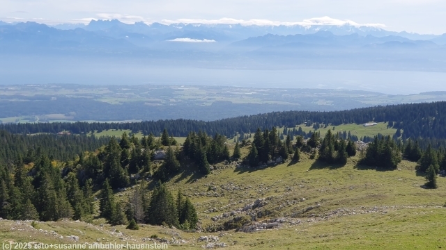 blick vom mont tendre richtung mittlerer genfersee
