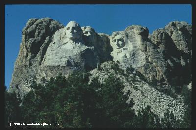 [ george washington, thomas jefferson, theodore roosevelt, abraham lincoln ]